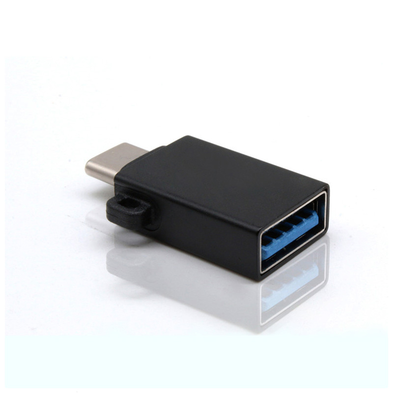 TYPE-C 公 转USB3.0母铝壳带耳