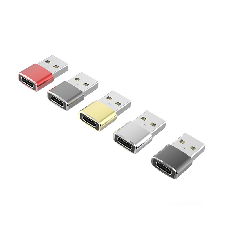 TYPE-C F-USB2.0AM铝合金短款